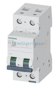 2 Faz 4A C Tipi 6kA Otomatik Sigorta 5SL6204-7 SİEMENS