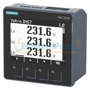 PAC3220 Enerji Analizörü 7KM3220-0BA01-1DA0 SİEMENS