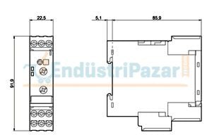 Dolum Seviyesi İzleme Rölesi 3UG4501-1AW30 SİEMENS